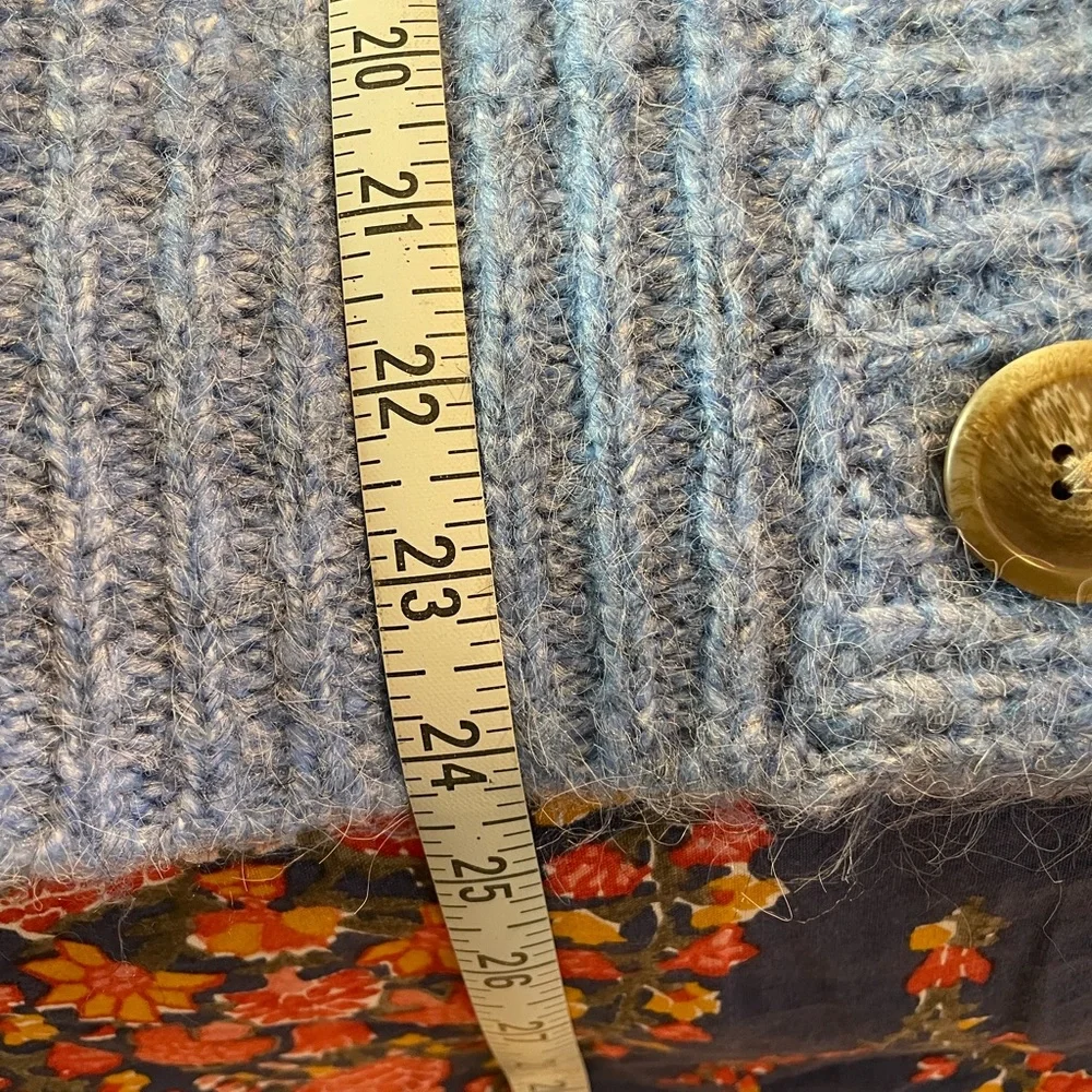 Ava & Viv (Target) Blue Chunky Knit Cardigan - Picture 7 of 8